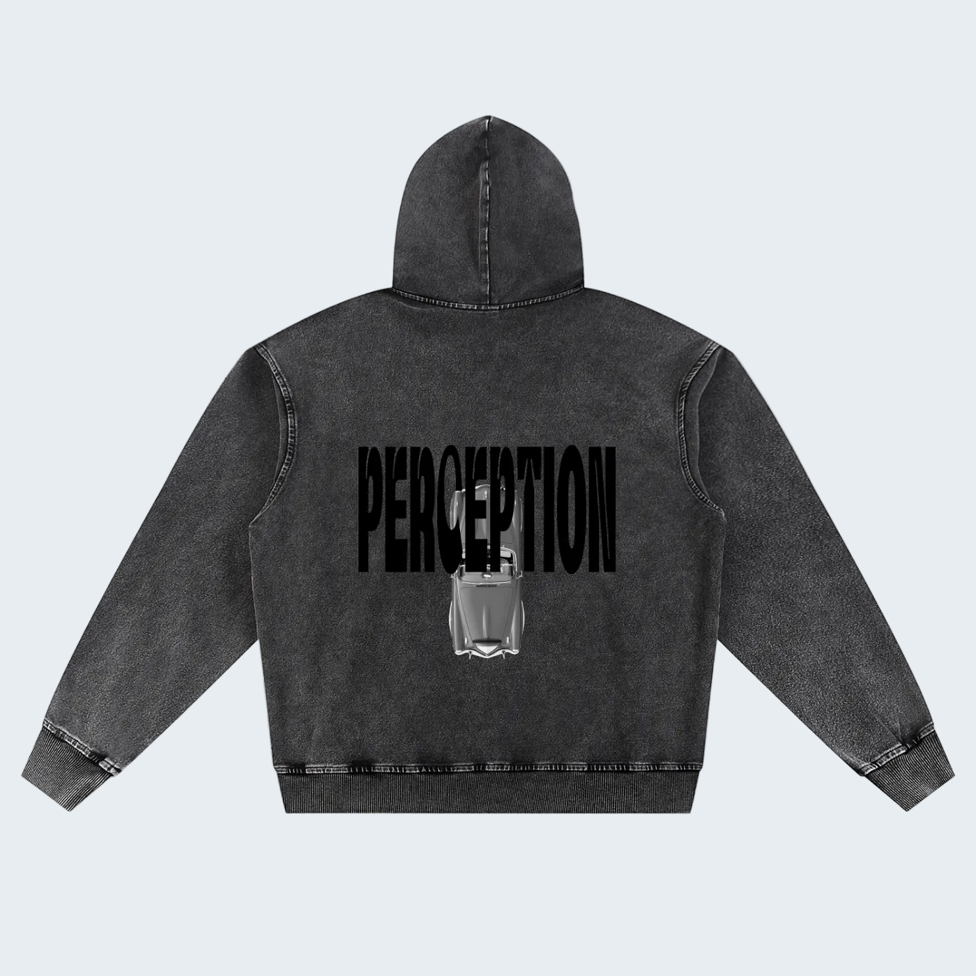 OVERSIZED SNOW-WASHED HOODIE