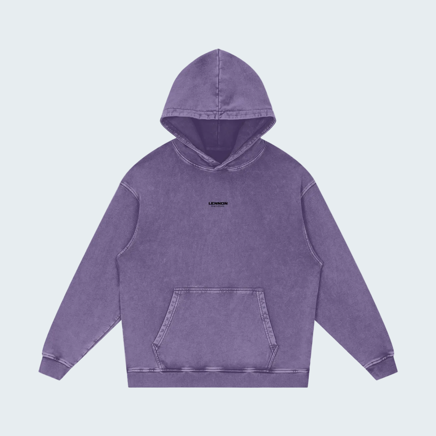 CASUAL SNOW WASH COTTON HOODIE