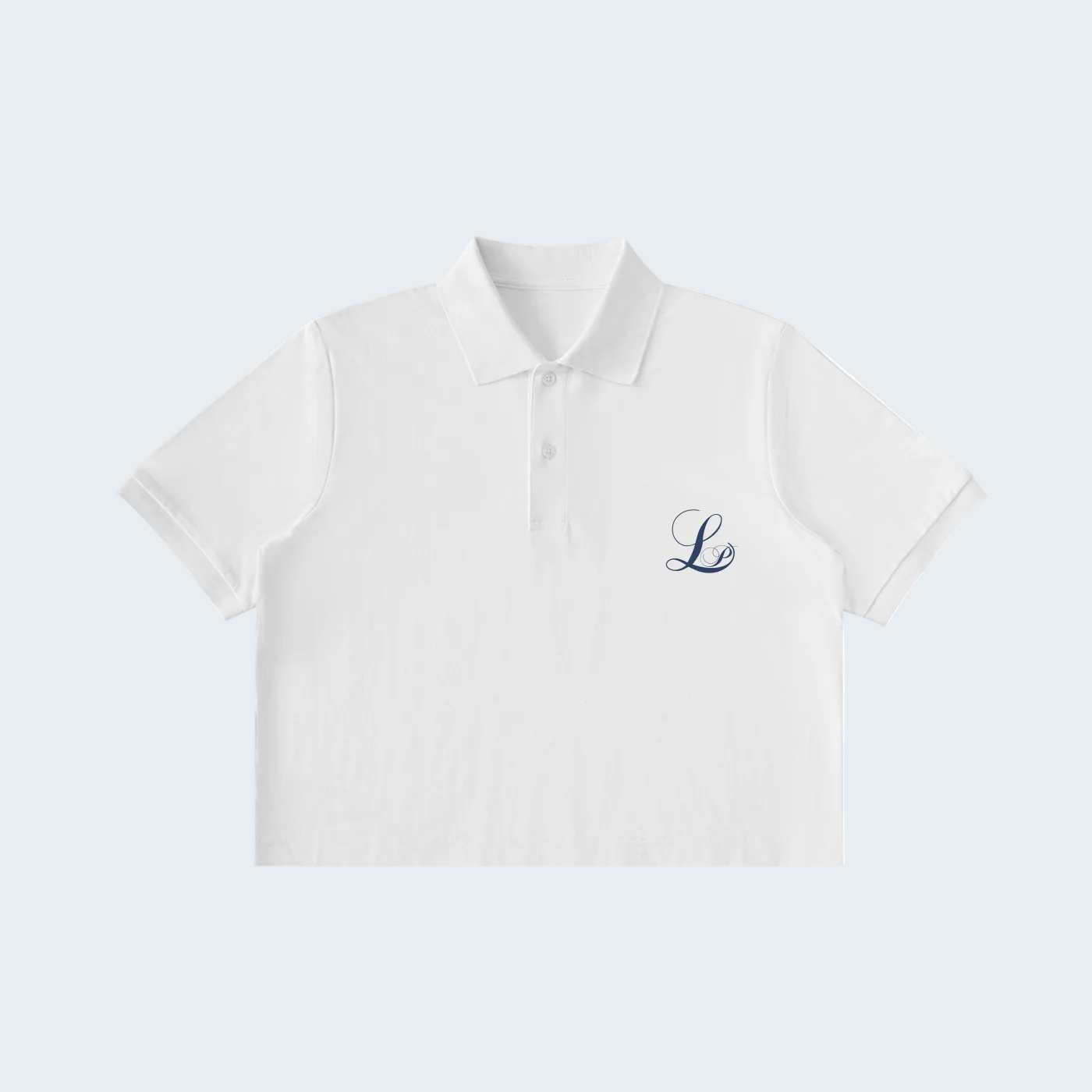 WHITE- ESSENTIAL CROP POLO