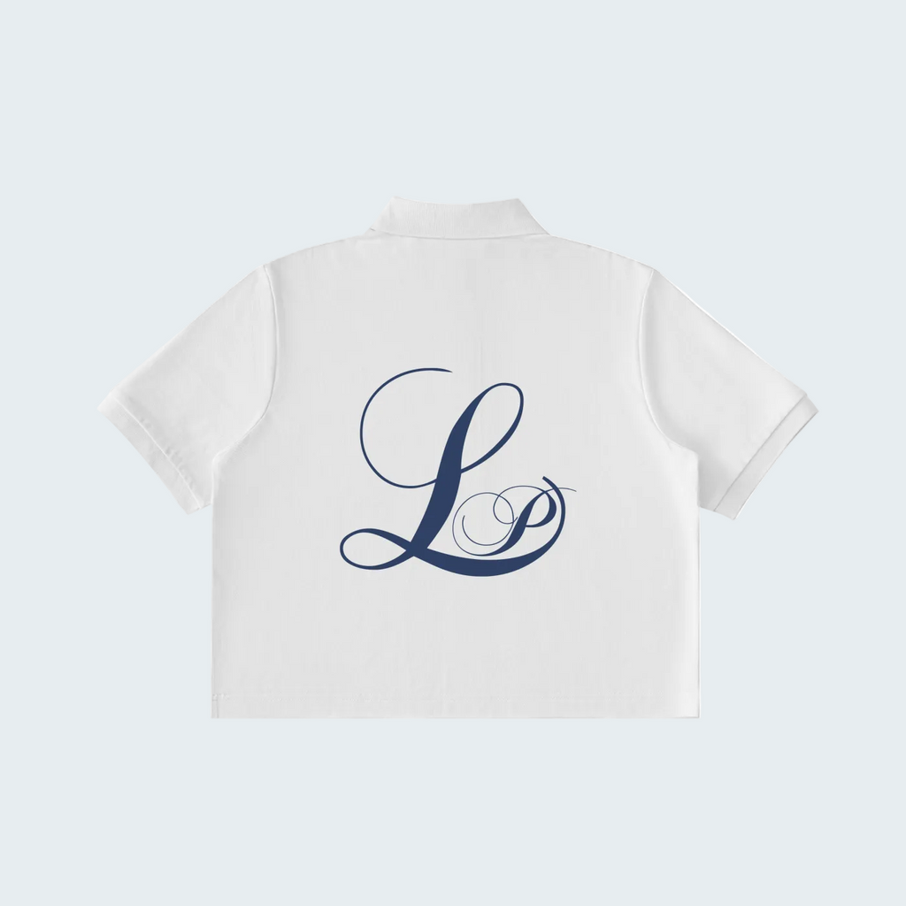 WHITE- ESSENTIAL CROP POLO