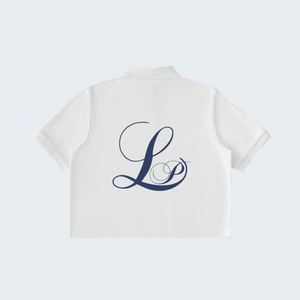 WHITE- ESSENTIAL CROP POLO