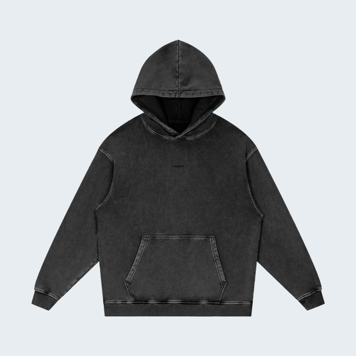 WASHED COTTON HOODIE