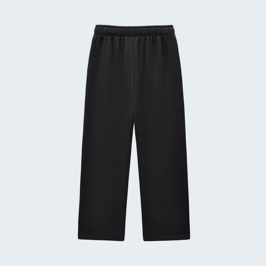 FLEECE SWEATPANTS WITH CONTRAST STITCHING