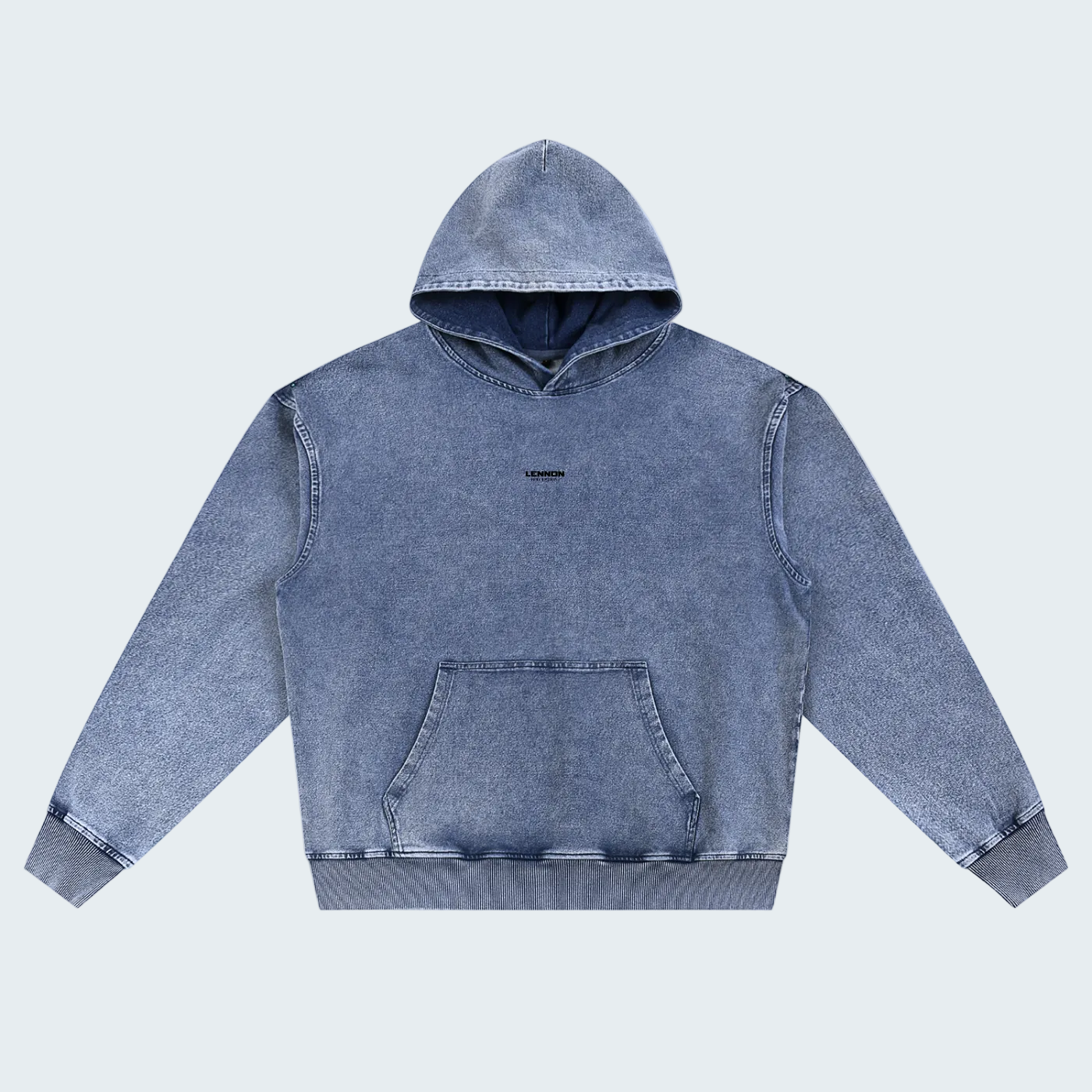 OVERSIZED SNOW-WASHED HOODIE