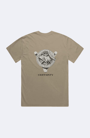 CERTAINLY KHAKI FADED T-SHIRT