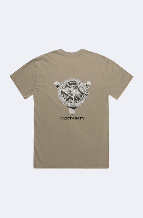 CERTAINLY KHAKI FADED T-SHIRT