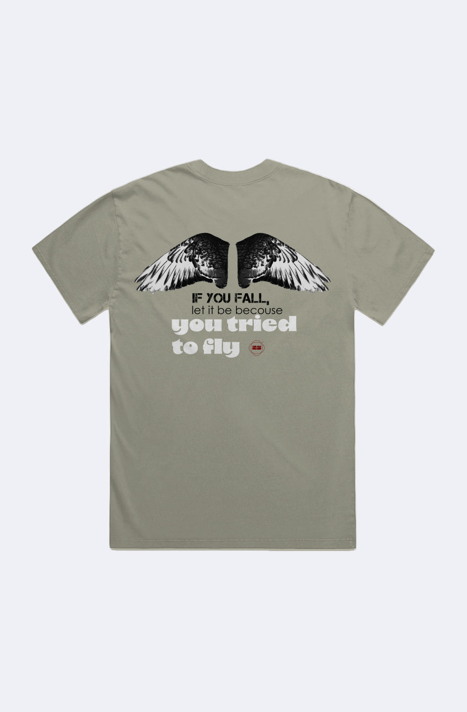 GRAY WINGS FADED EUCALYPTUS T-SHIRT