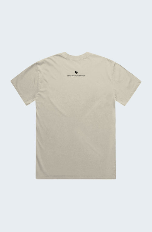 BE ONE FADED ECRU T-SHIRT