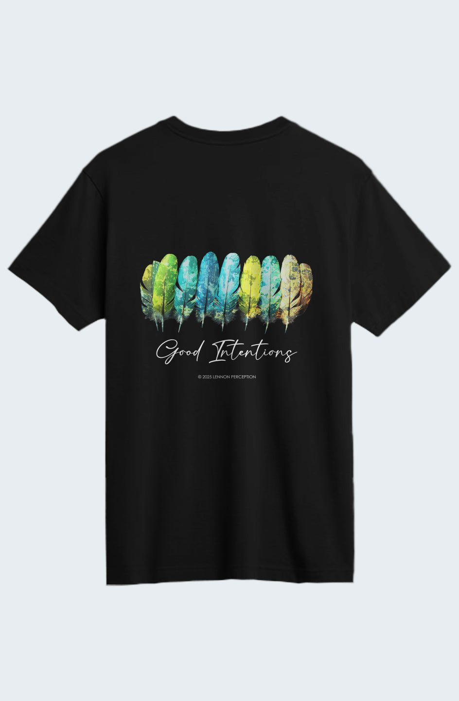 GOOD INTENTIONS SUPIMA BLACK T-SHIRT