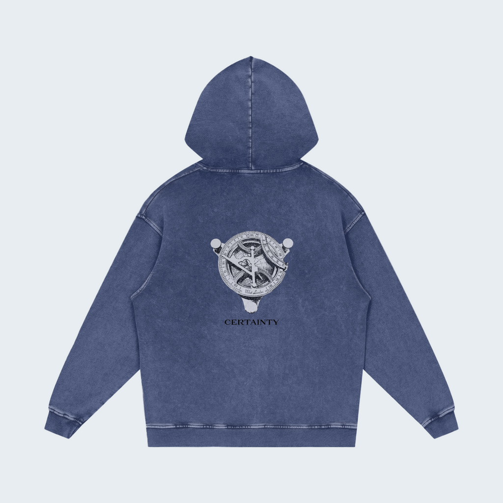 WASHED COTTON HOODIE