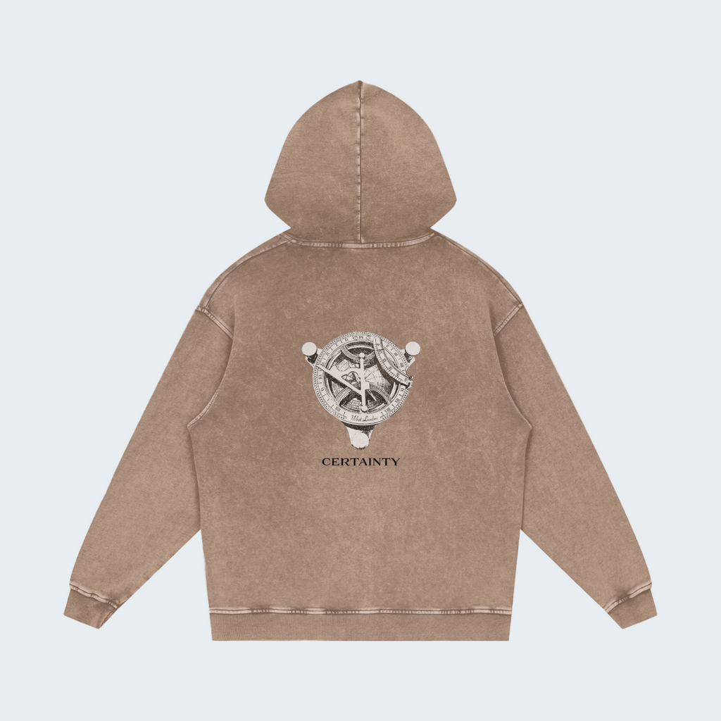 WASHED COTTON HOODIE