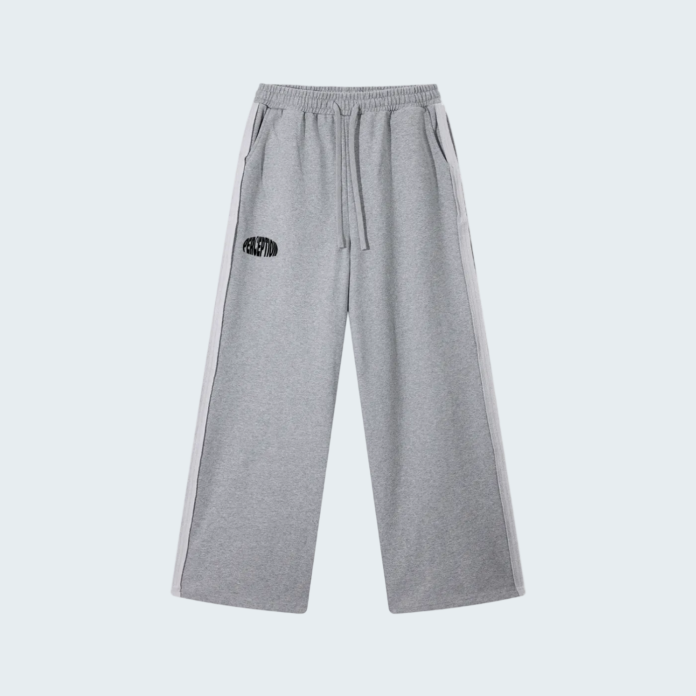 CONTRAST TRIM STRAIGHT SWEATPANTS