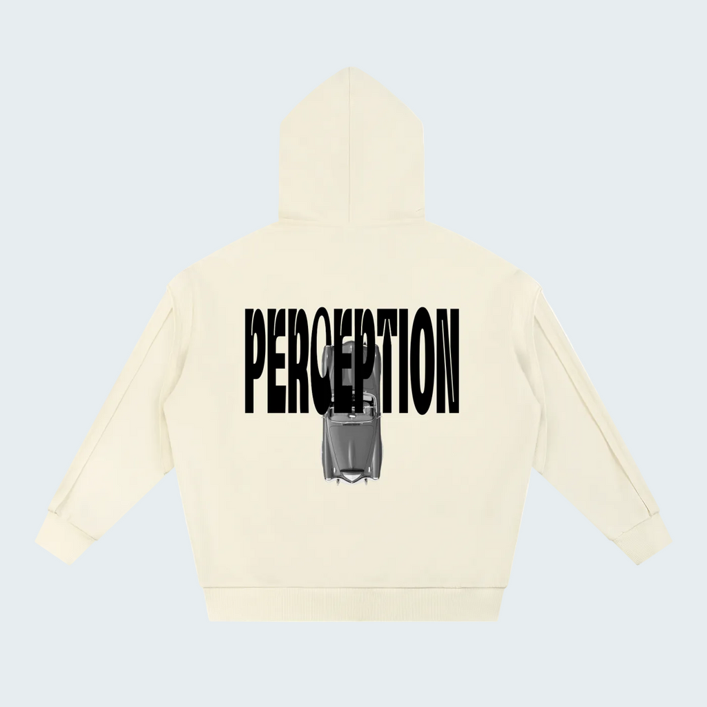 CONTRAST TRIMMED CDOUBLE LAYER HOODIE