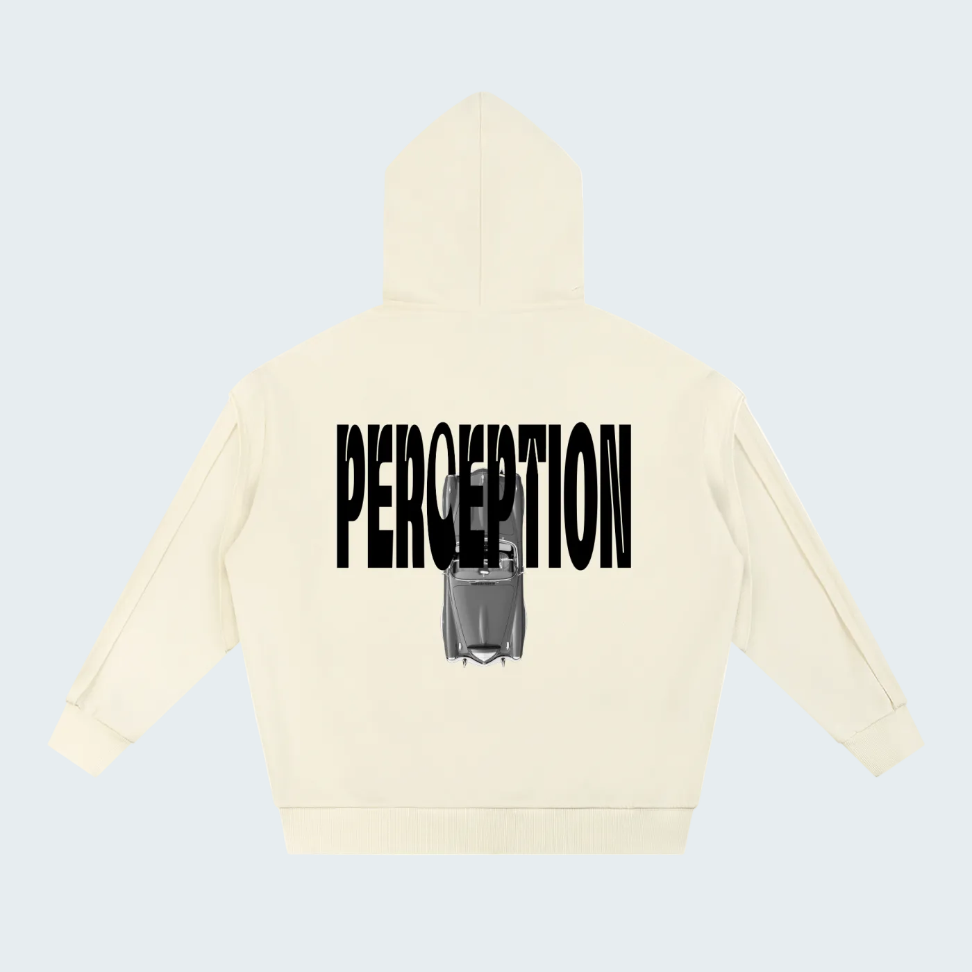 CONTRAST TRIMMED CDOUBLE LAYER HOODIE