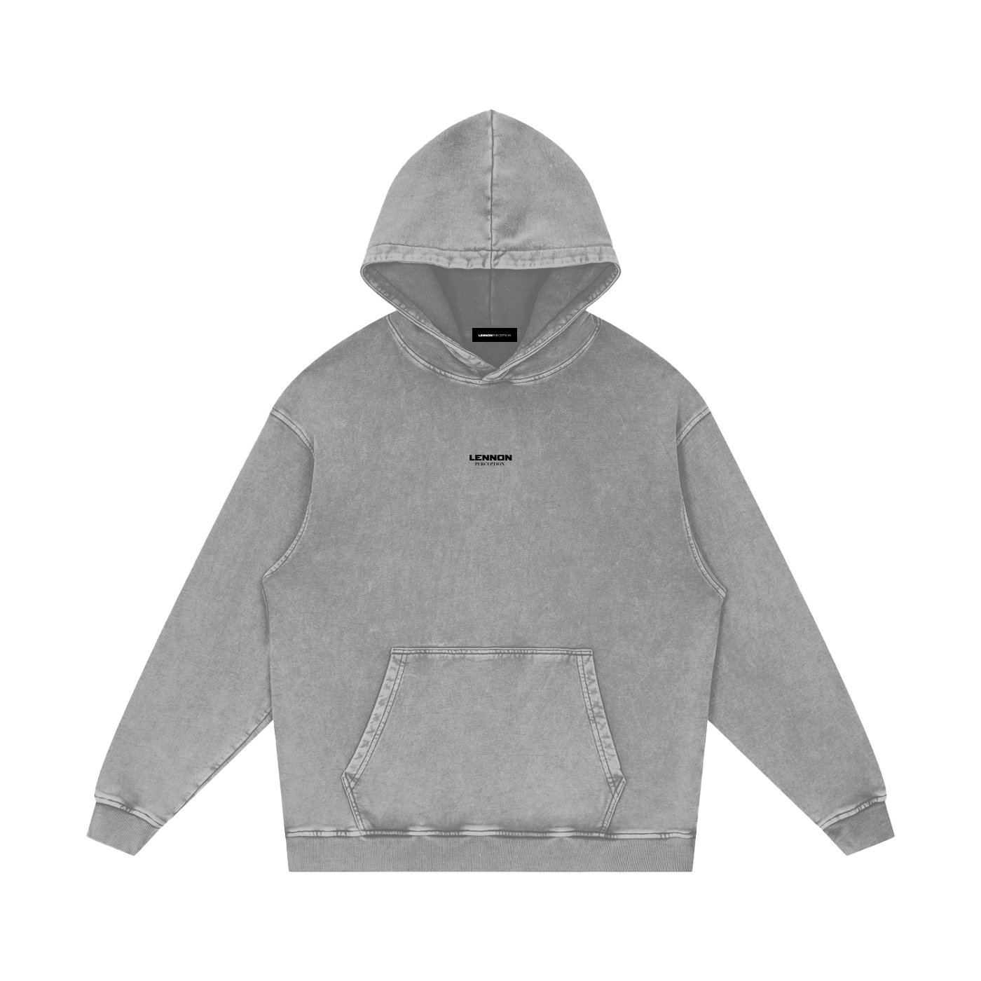 CASUAL SNOW WASH COTTON HOODIE