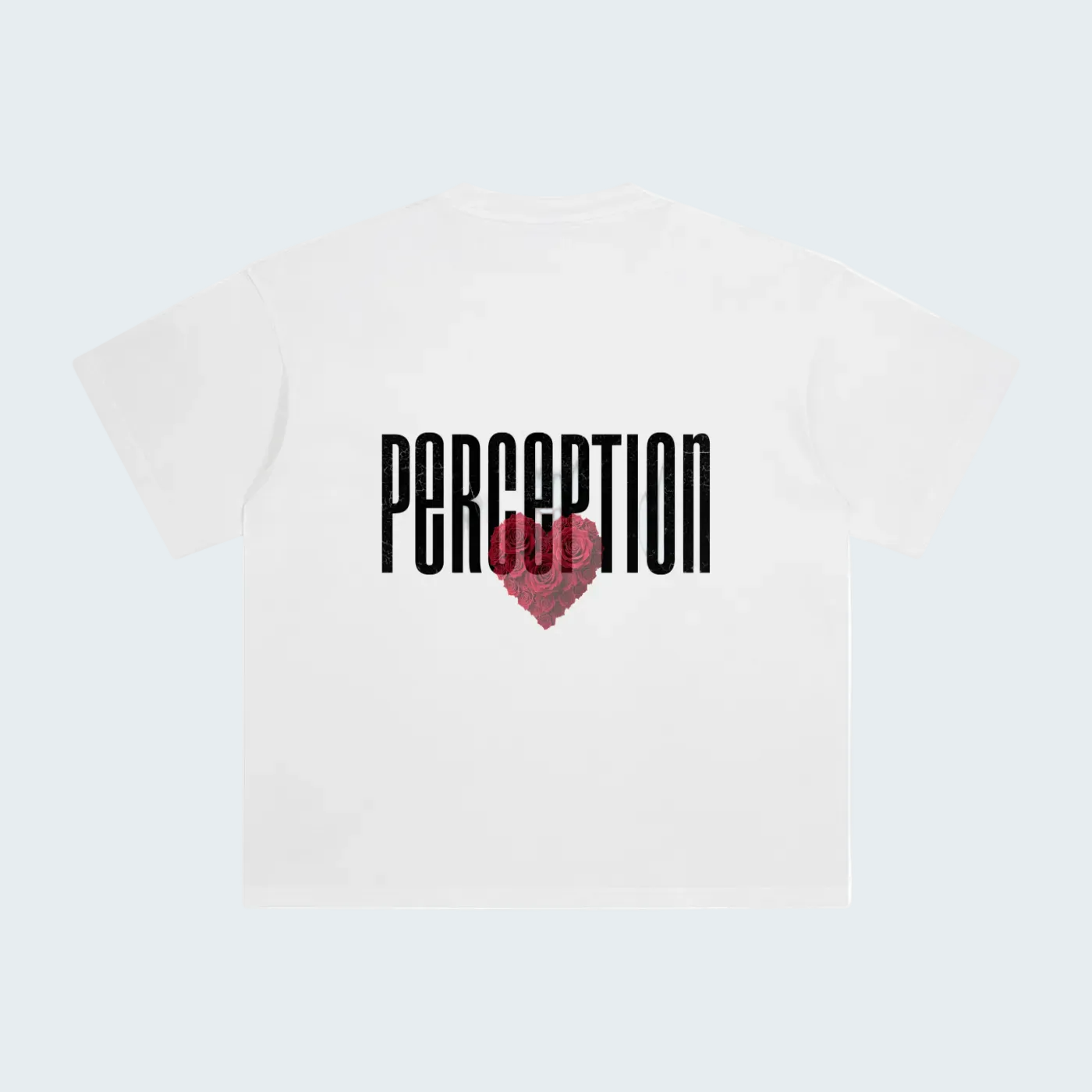 PERCEPTION-ROSES WASHED T-SHIRT