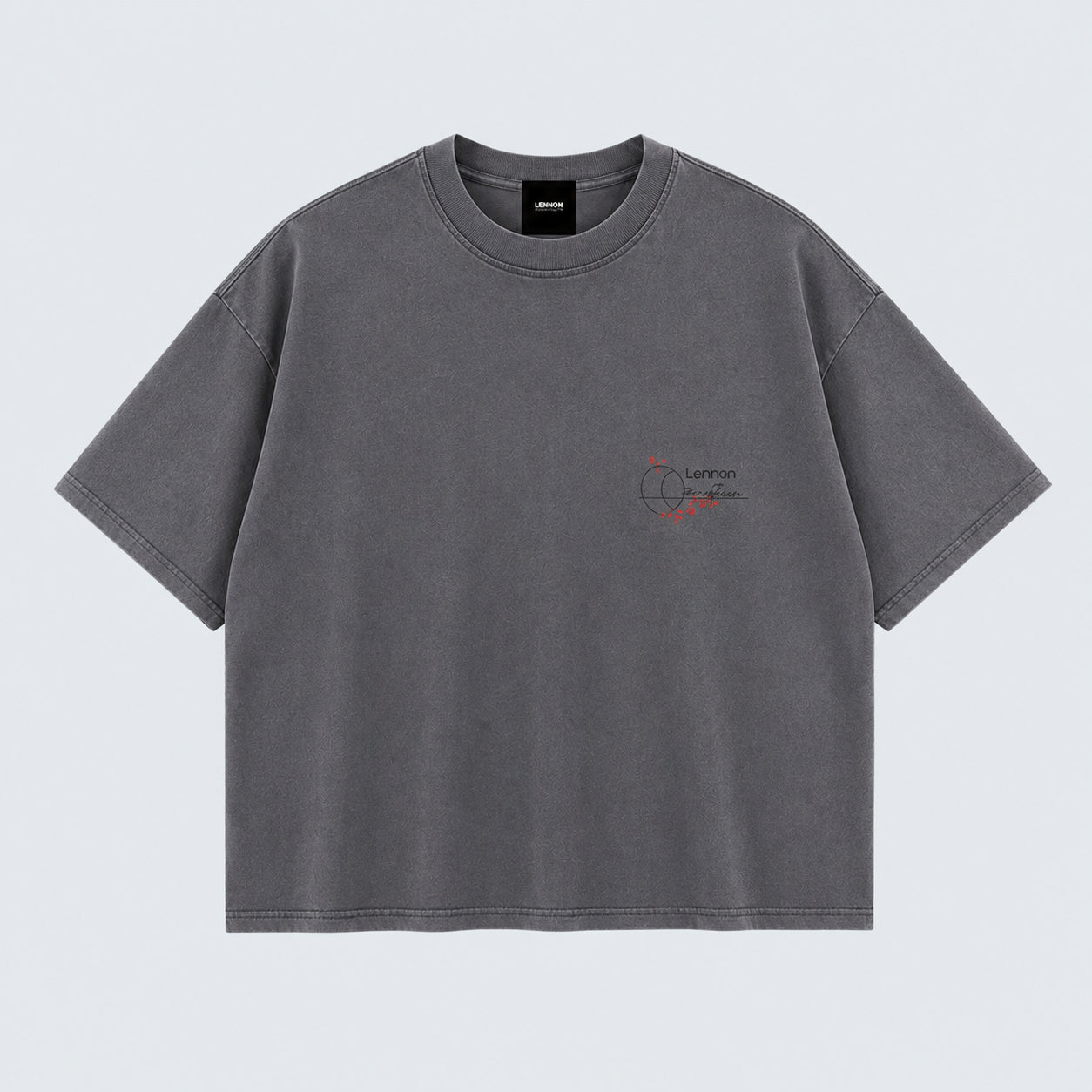 BRANCHES AND ROSES- WASHED BOXY TEE