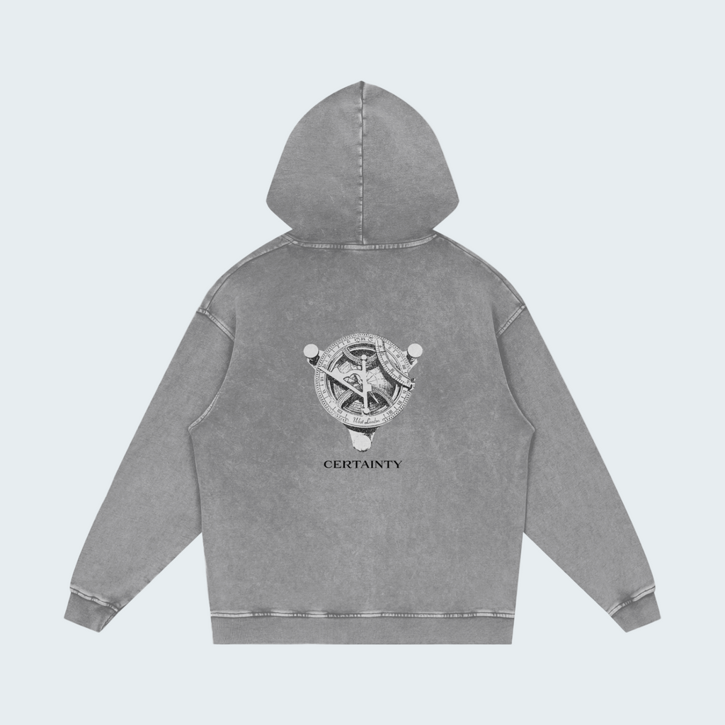 WASHED COTTON HOODIE