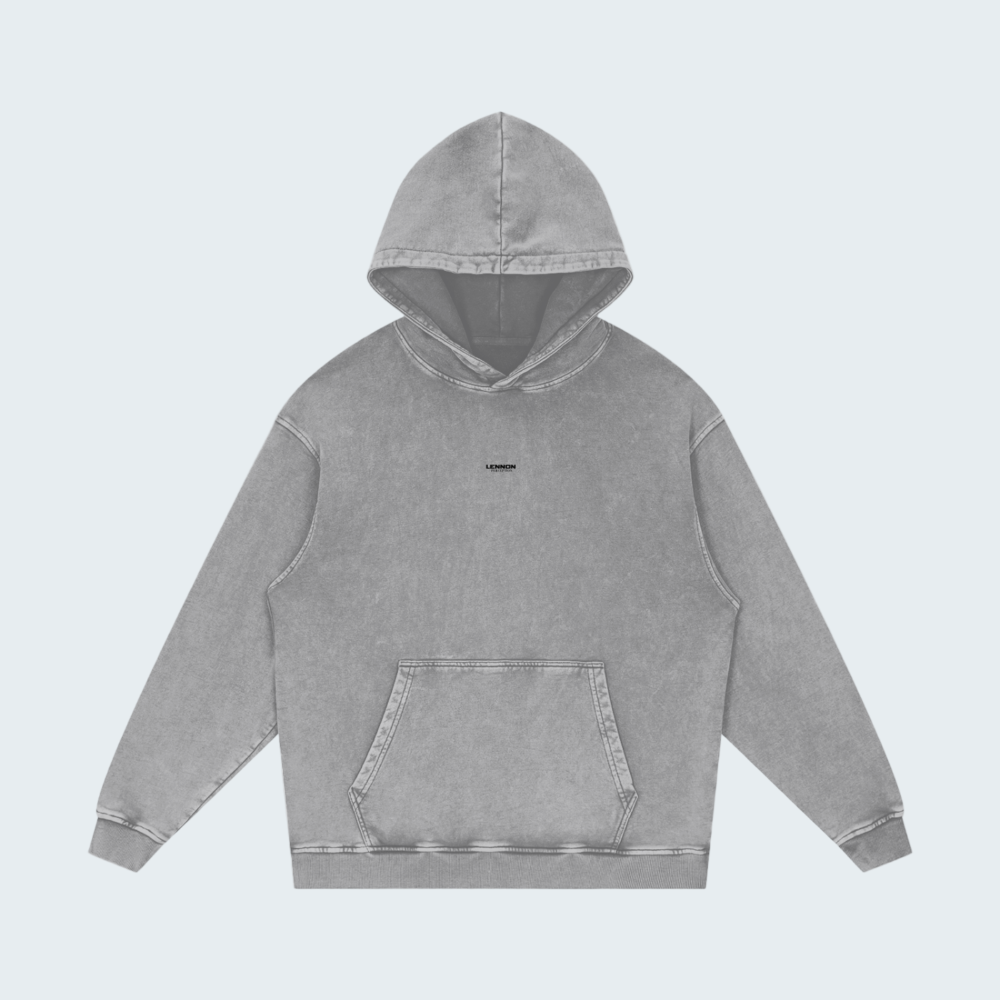 WASHED COTTON HOODIE