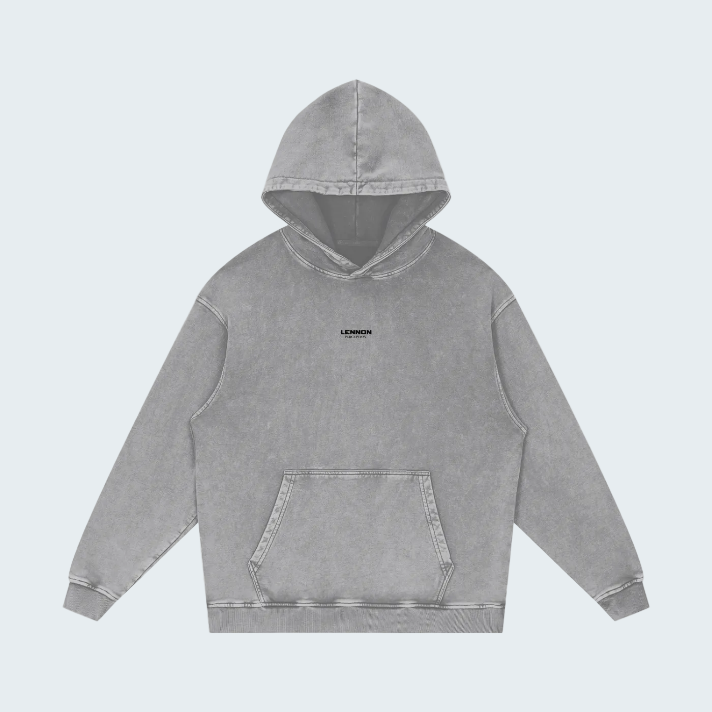 CASUAL SNOW WASH COTTON HOODIE