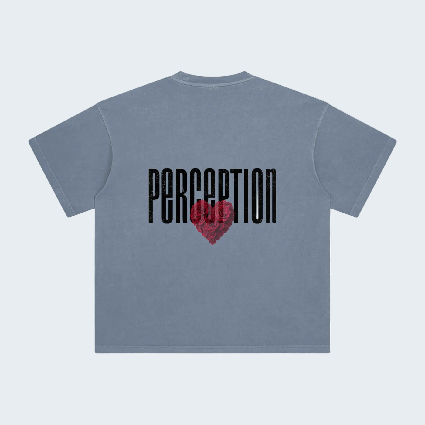 PERCEPTION-ROSES WASHED T-SHIRT