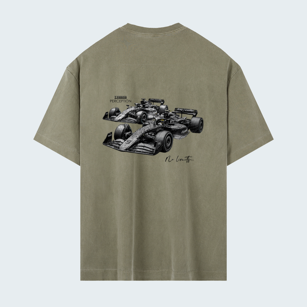 SPORTS CARS - SUPER OVERSIZED WASHED COTTON TEE