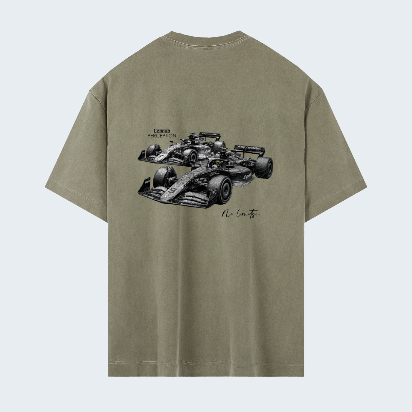 SPORTS CARS - SUPER OVERSIZED WASHED COTTON TEE