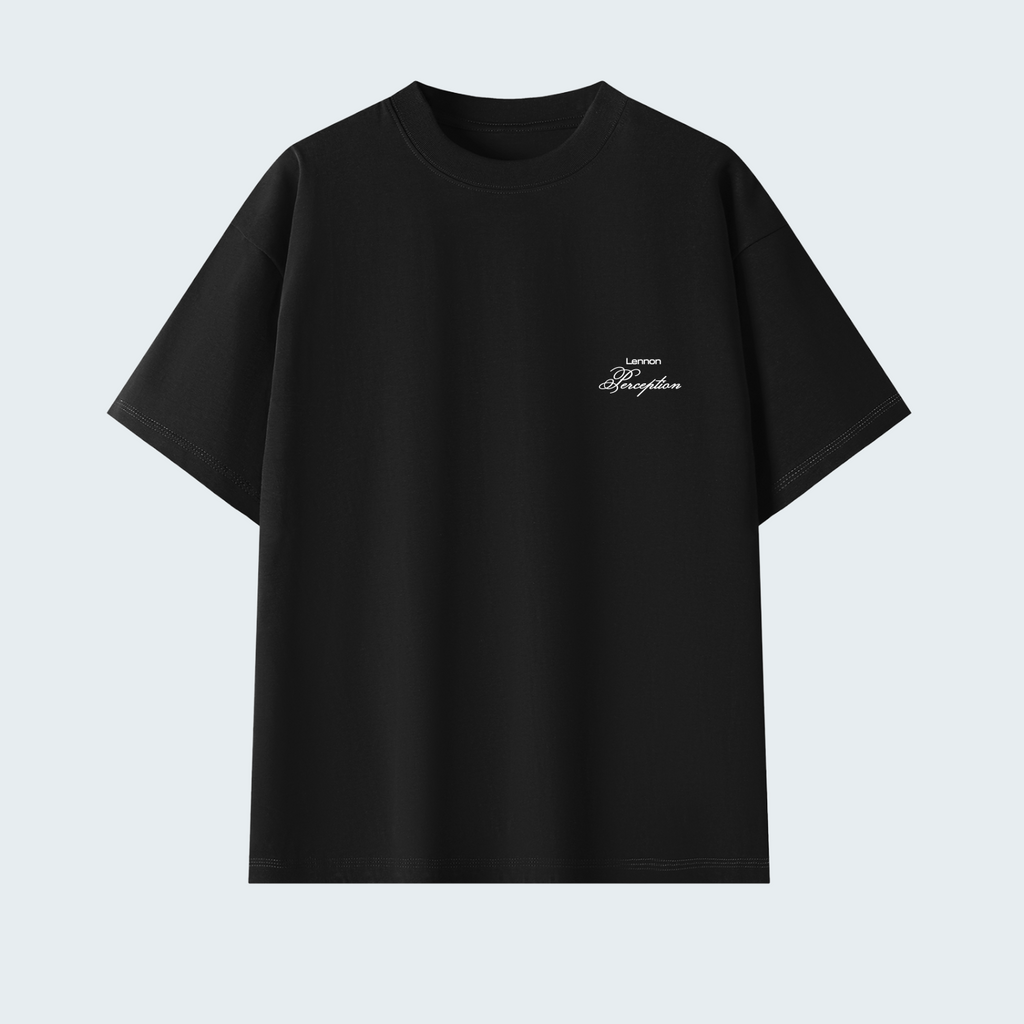 BIKE VISION - SOLID COLOR PREMIUM OVERSIZED TEE/ WHITE TEXT