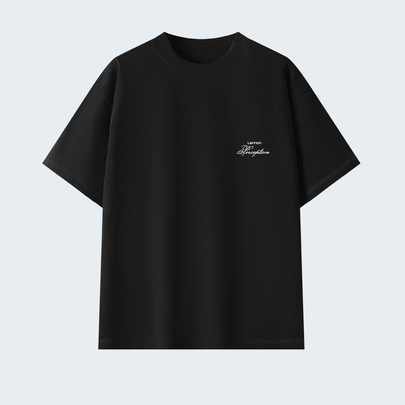 BIKE VISION - SOLID COLOR PREMIUM OVERSIZED TEE/ WHITE TEXT