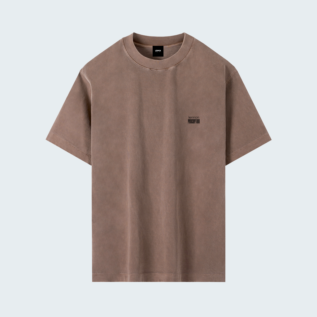 ROSE - HEAVYWEIGHT WASHED DROP SHOULDER TEE