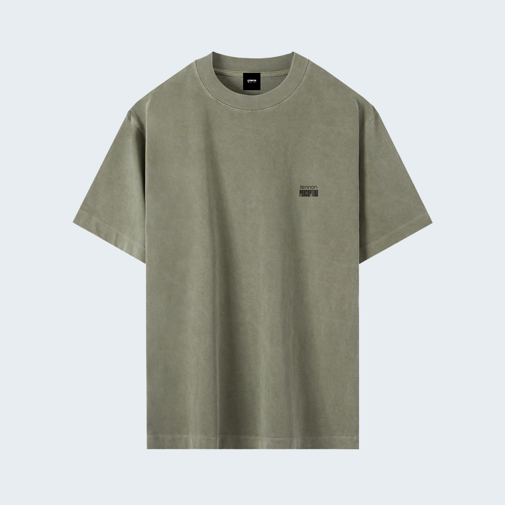 ROSE - HEAVYWEIGHT WASHED DROP SHOULDER TEE