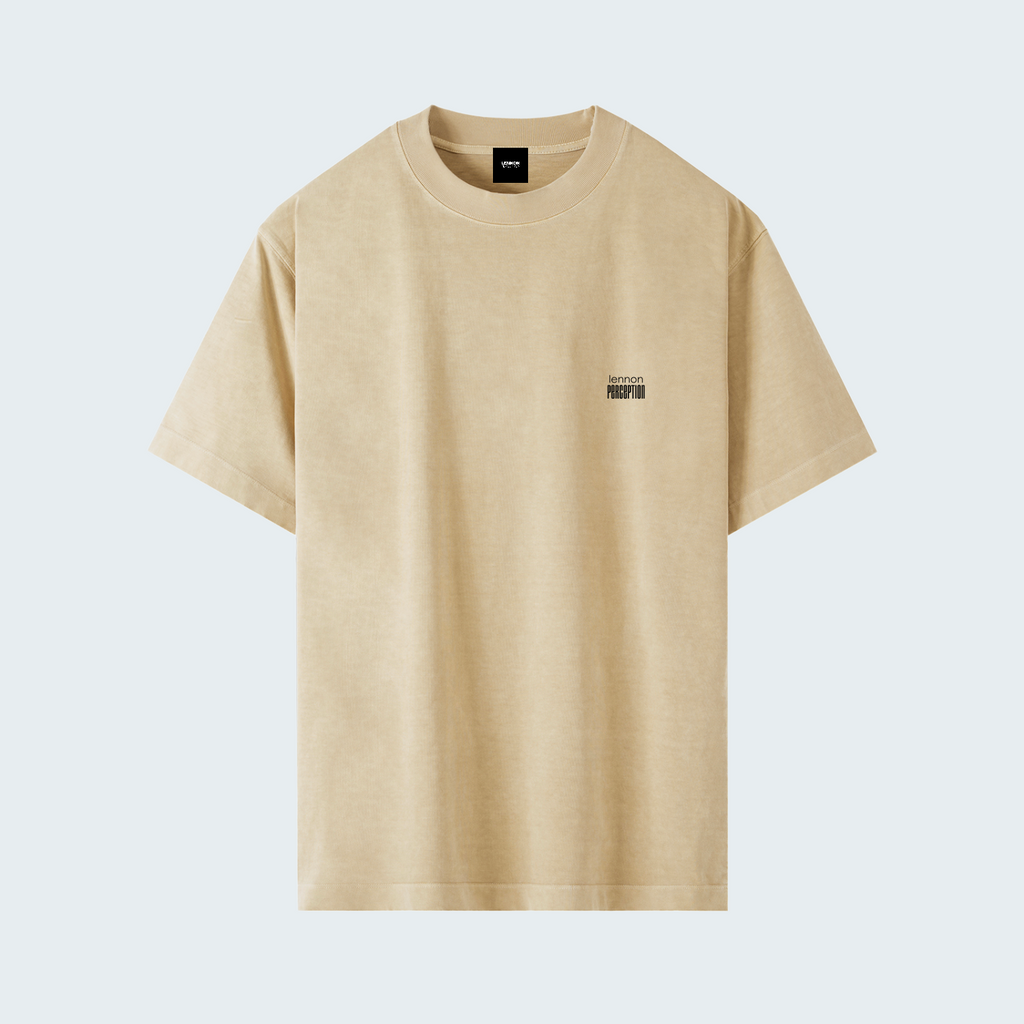 ROSE - HEAVYWEIGHT WASHED DROP SHOULDER TEE