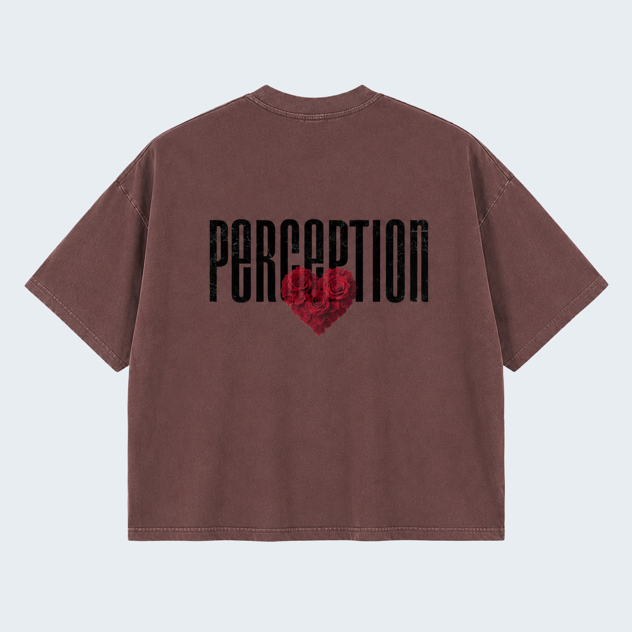 PERCEPTION ROSES - WASHED BOXY TEE