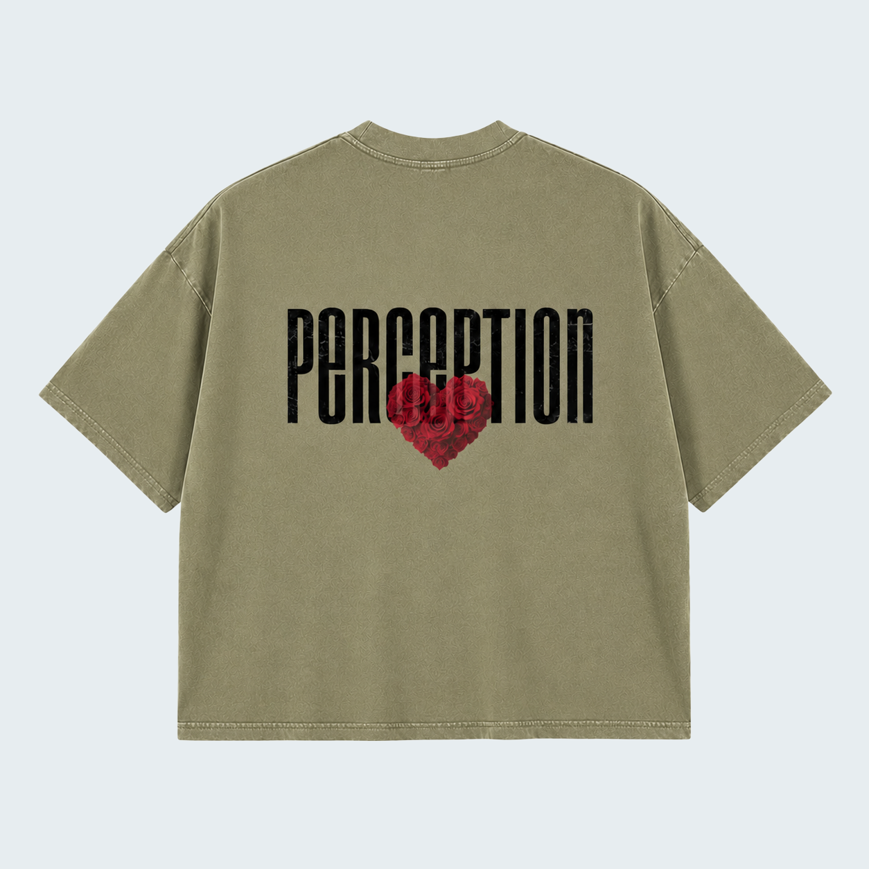 PERCEPTION ROSES - WASHED BOXY TEE