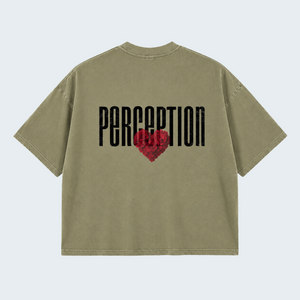 PERCEPTION ROSES - WASHED BOXY TEE