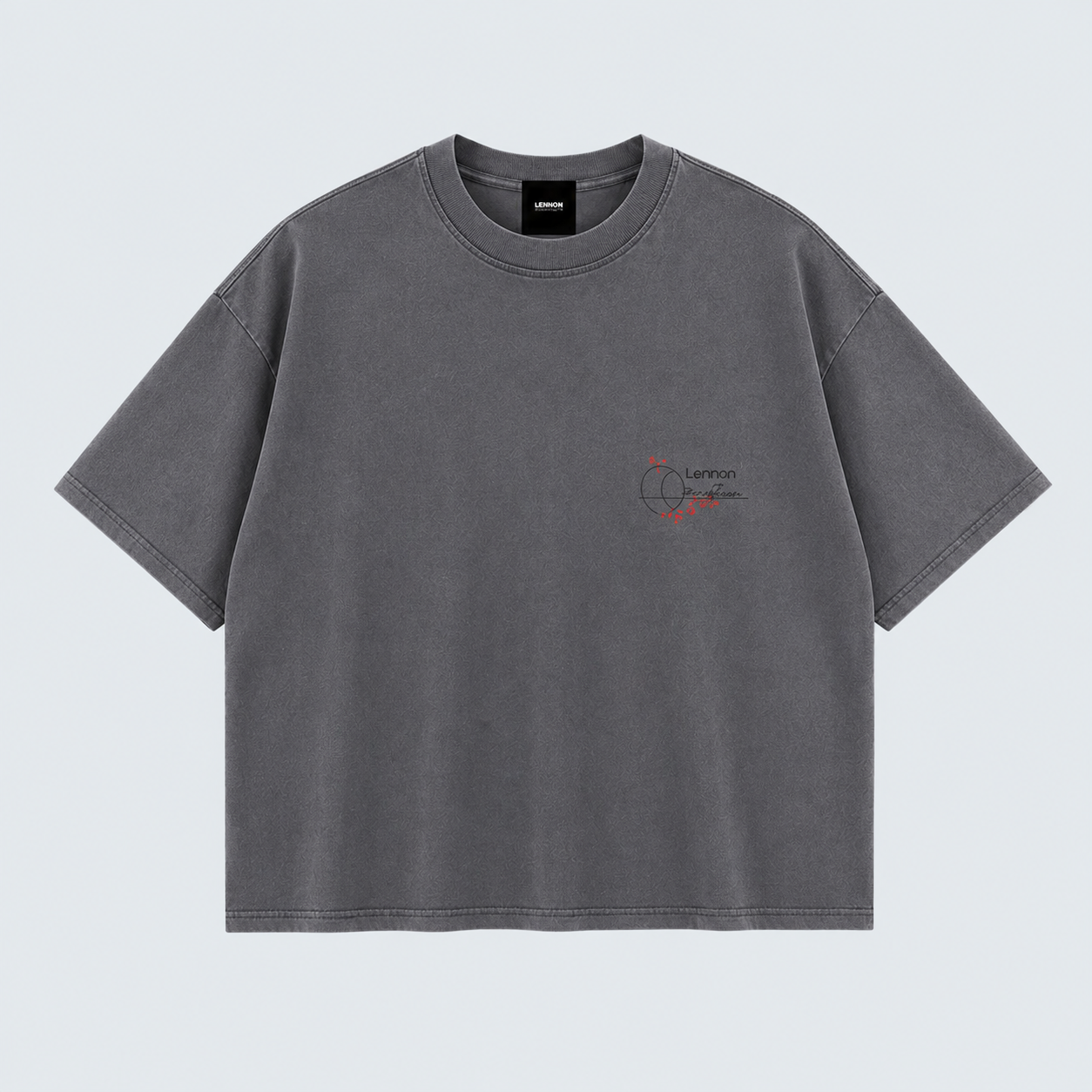BRANCHES AND ROSES- WASHED BOXY TEE