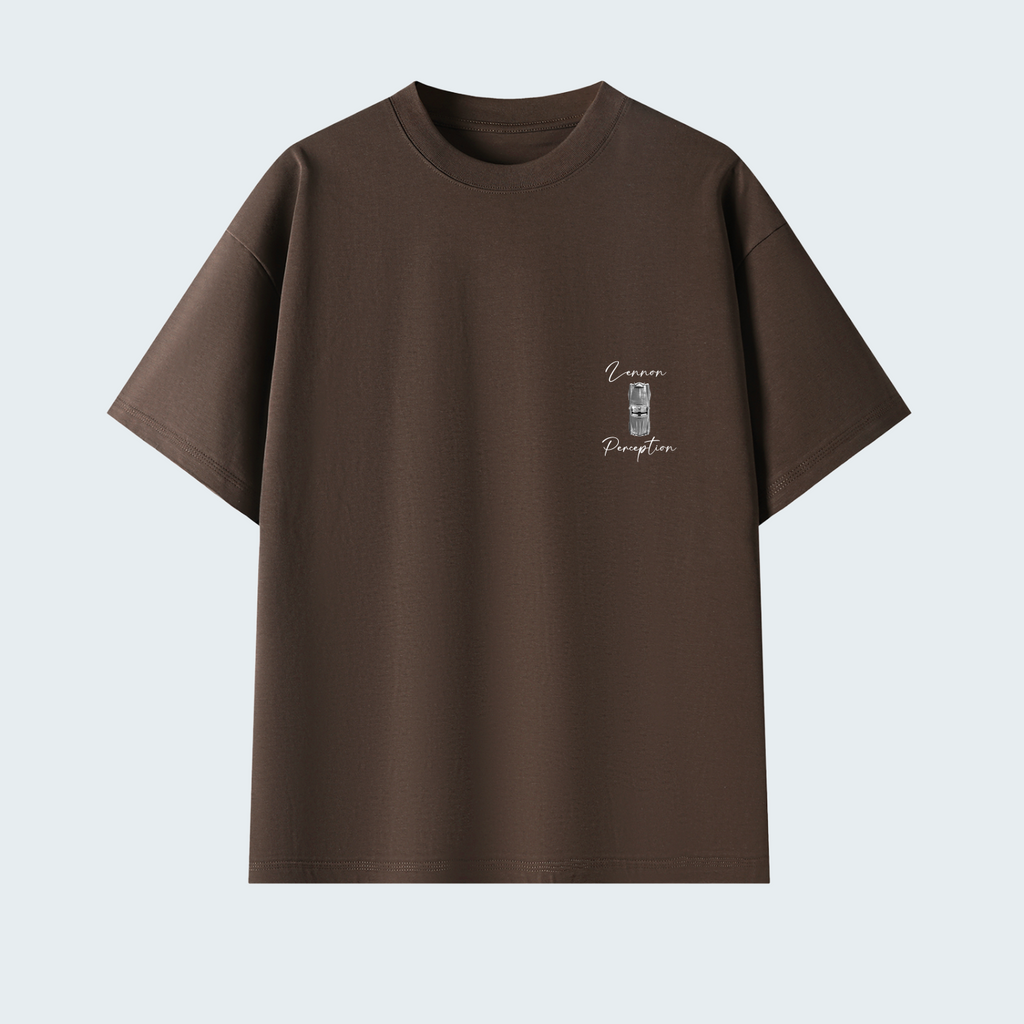 CLASSIC CAR - SOLID COLOR PREMIUM OVERSIZED TEE / WHITE TEXT