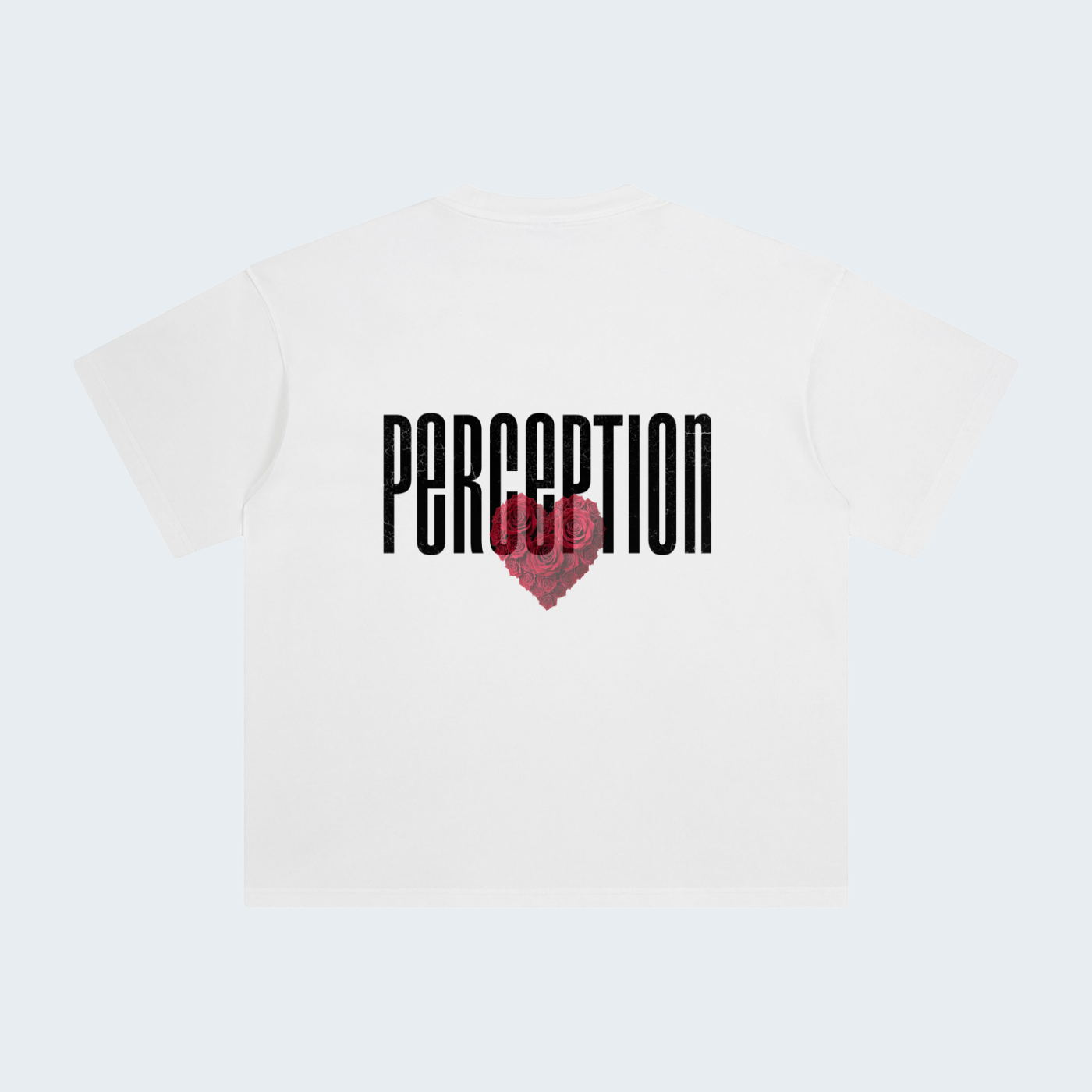 PERCEPTION ROSES WASHED OVERSIZED T-SHIRT