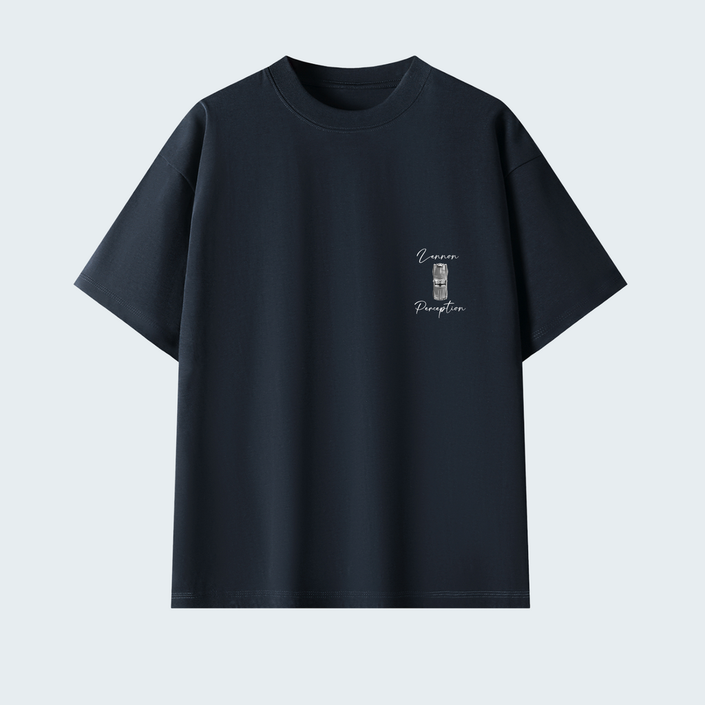 CLASSIC CAR - SOLID COLOR PREMIUM OVERSIZED TEE / WHITE TEXT