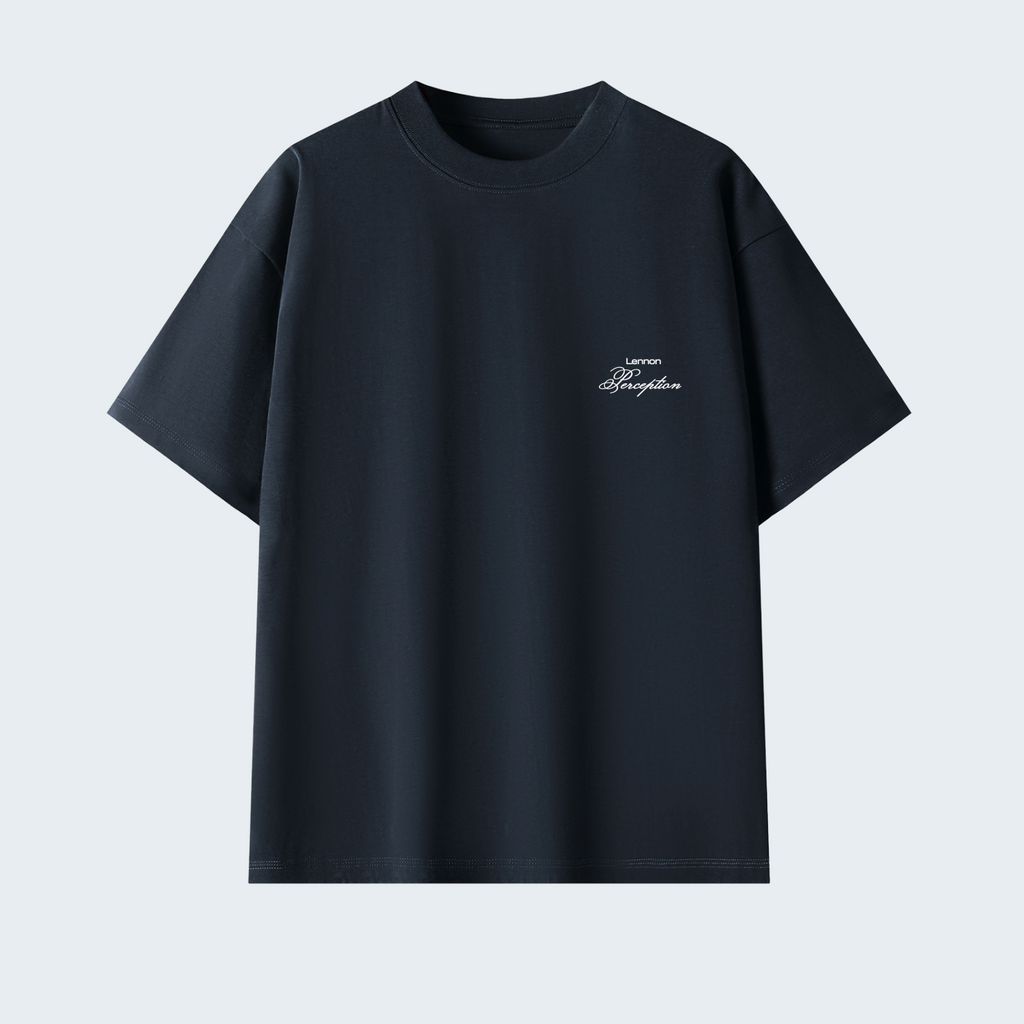 BIKE VISION - SOLID COLOR PREMIUM OVERSIZED TEE/ WHITE TEXT