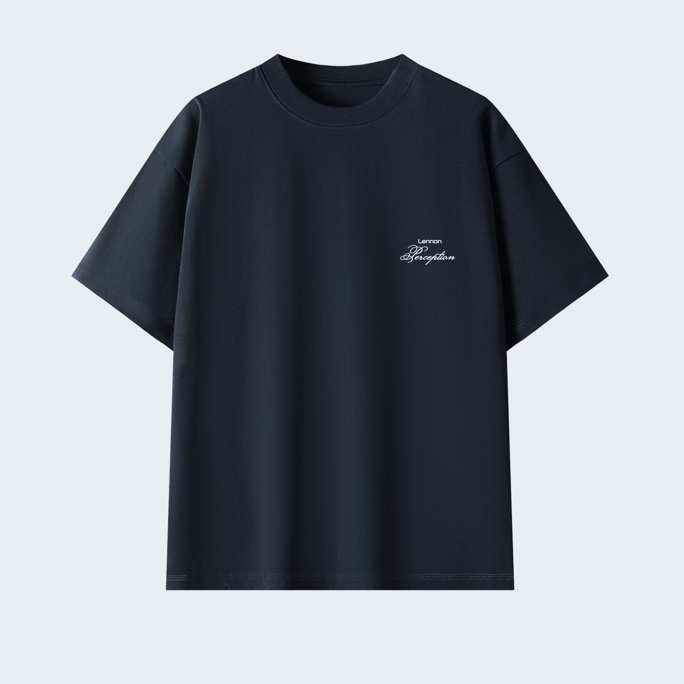 BIKE VISION - SOLID COLOR PREMIUM OVERSIZED TEE/ WHITE TEXT