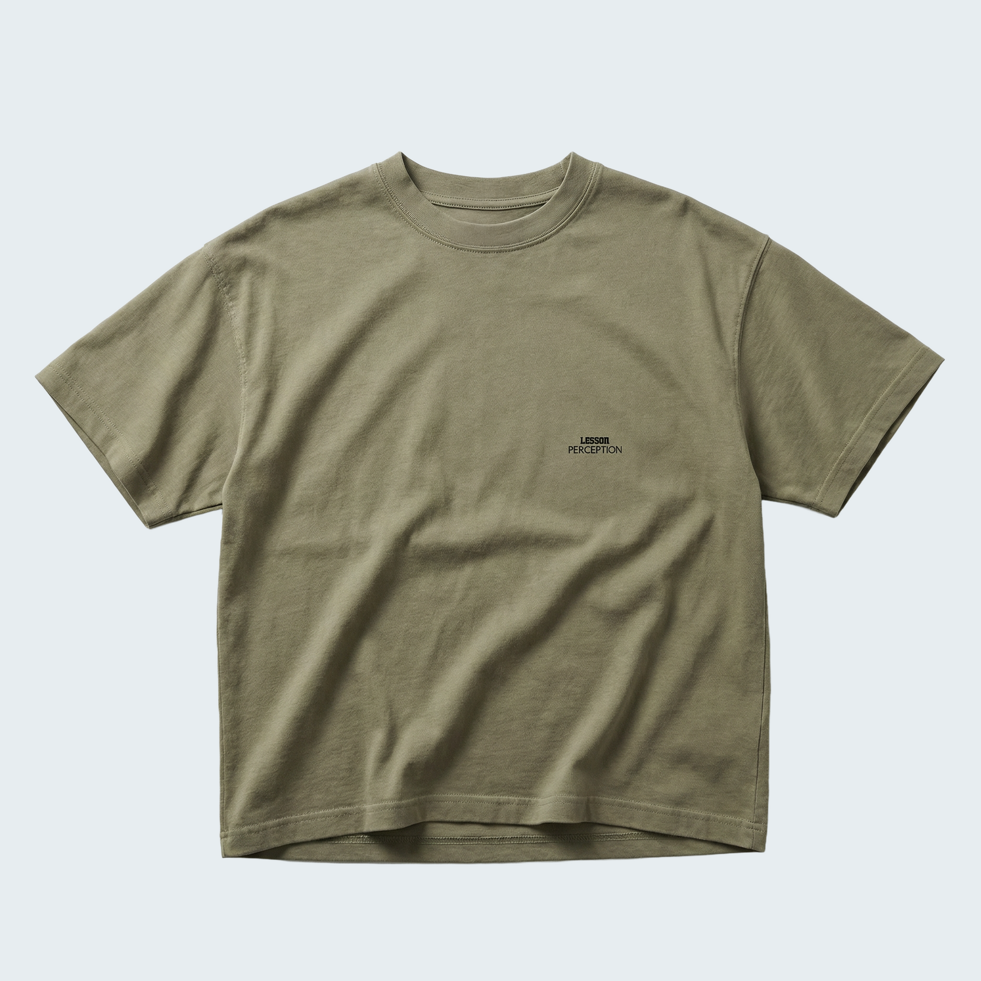 RACE WASHED BOXY T-SHIRT BLACK LETTERS