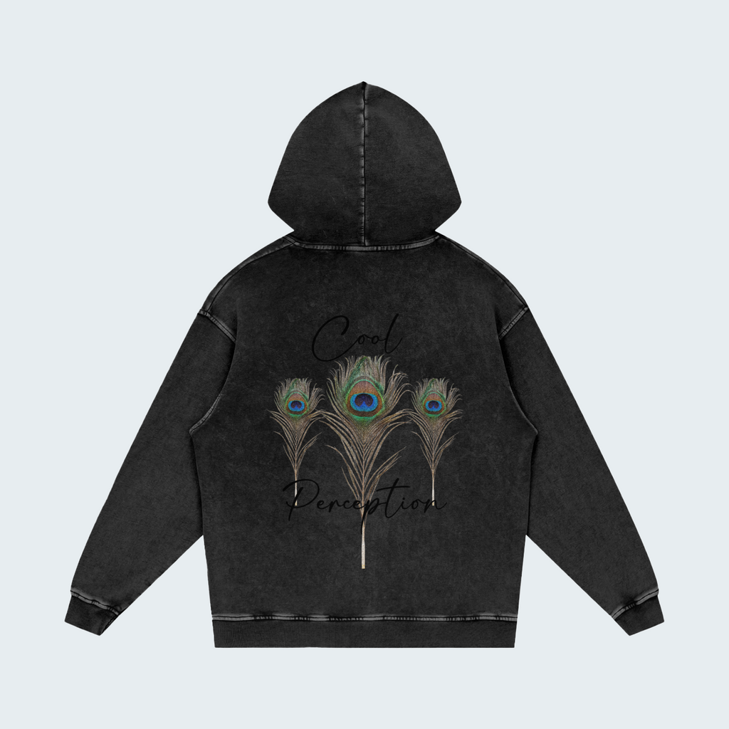 CASUAL SNOW WASH COTTON HOODIE
