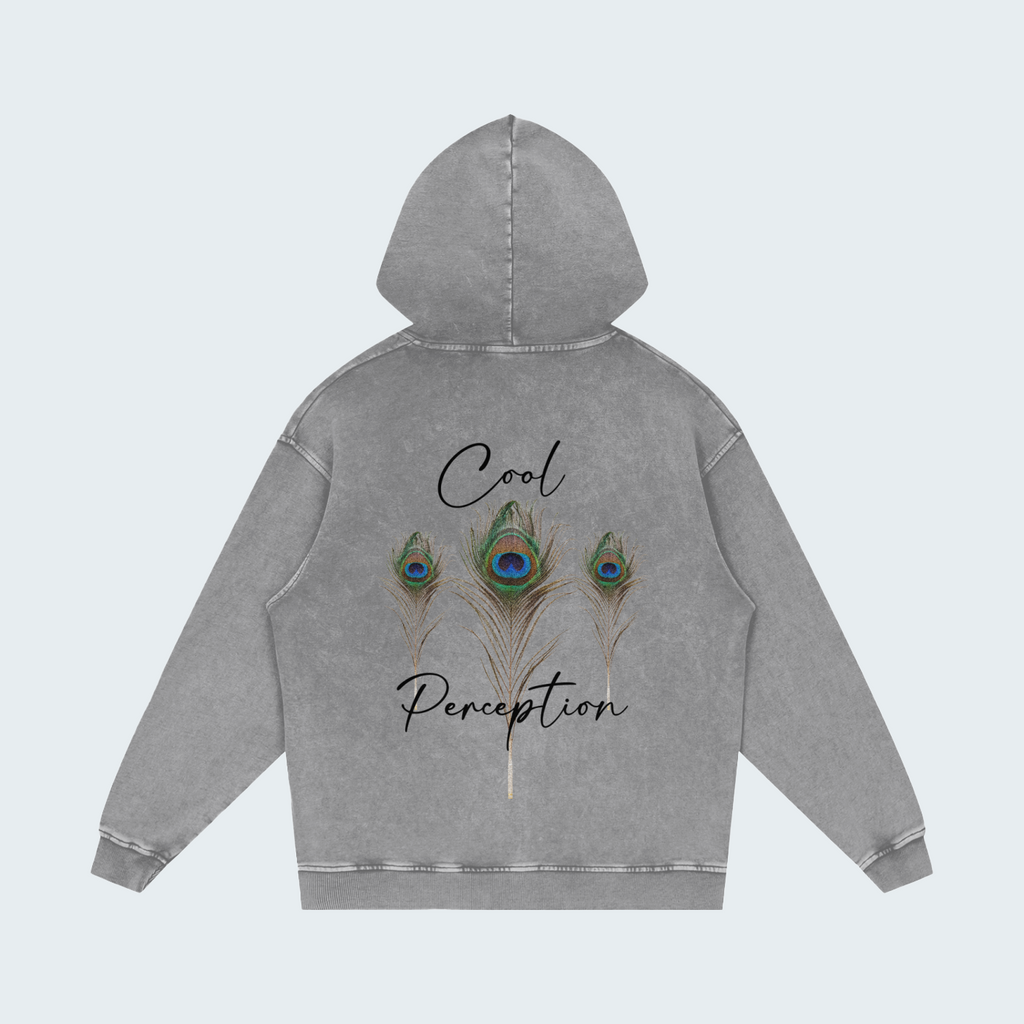 CASUAL SNOW WASH COTTON HOODIE