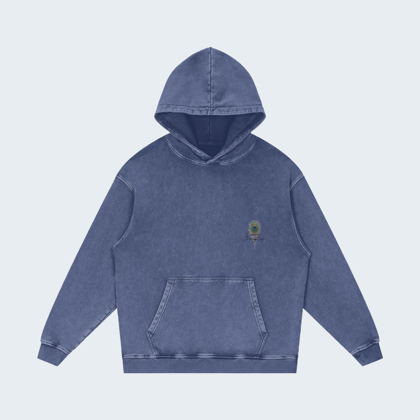 CASUAL SNOW WASH COTTON HOODIE