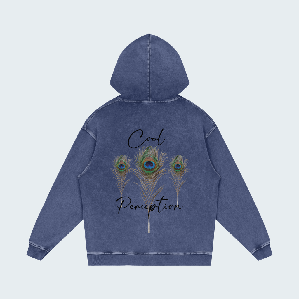 CASUAL SNOW WASH COTTON HOODIE