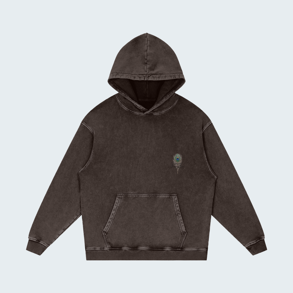 CASUAL SNOW WASH COTTON HOODIE