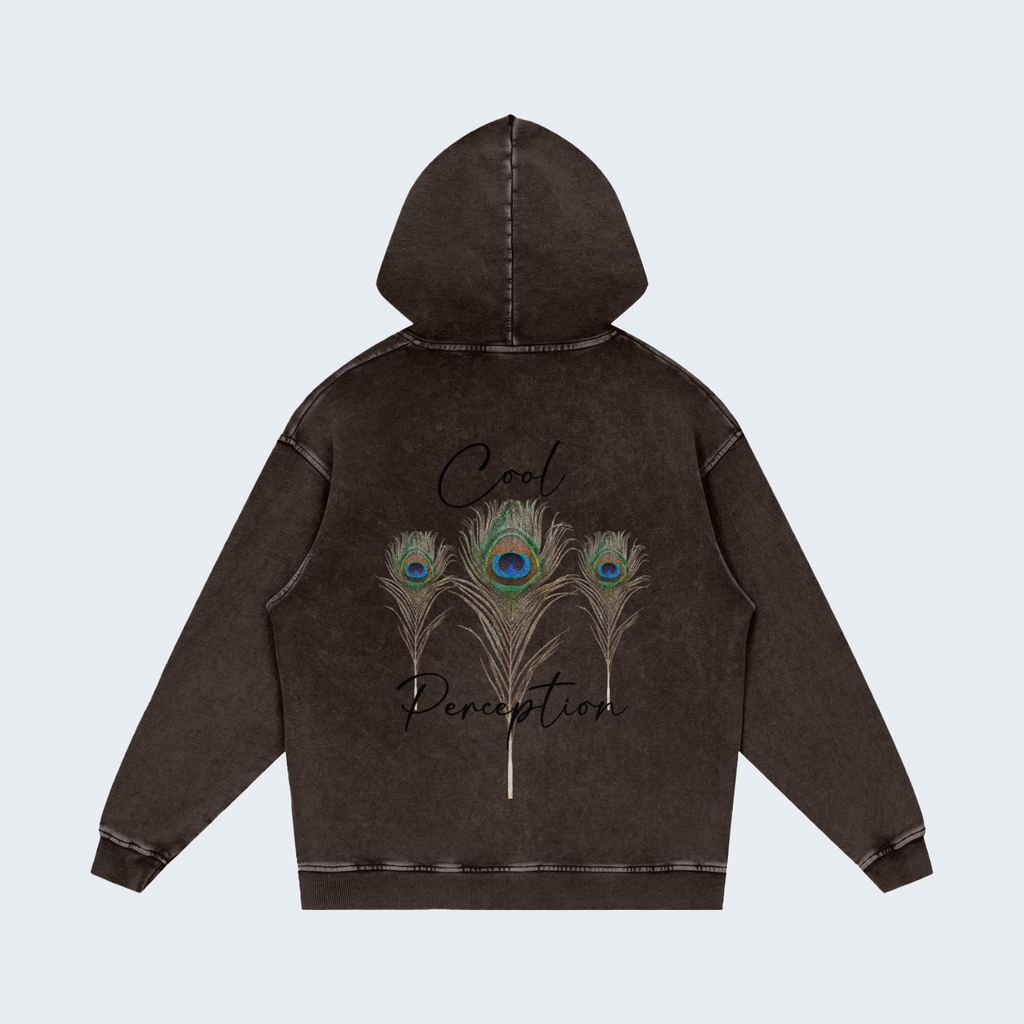 CASUAL SNOW WASH COTTON HOODIE