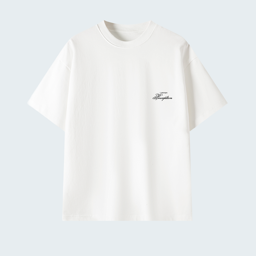 BIKE VISION - SOLID COLOR PREMIUM OVERSIZED TEE / BLACK TEXT