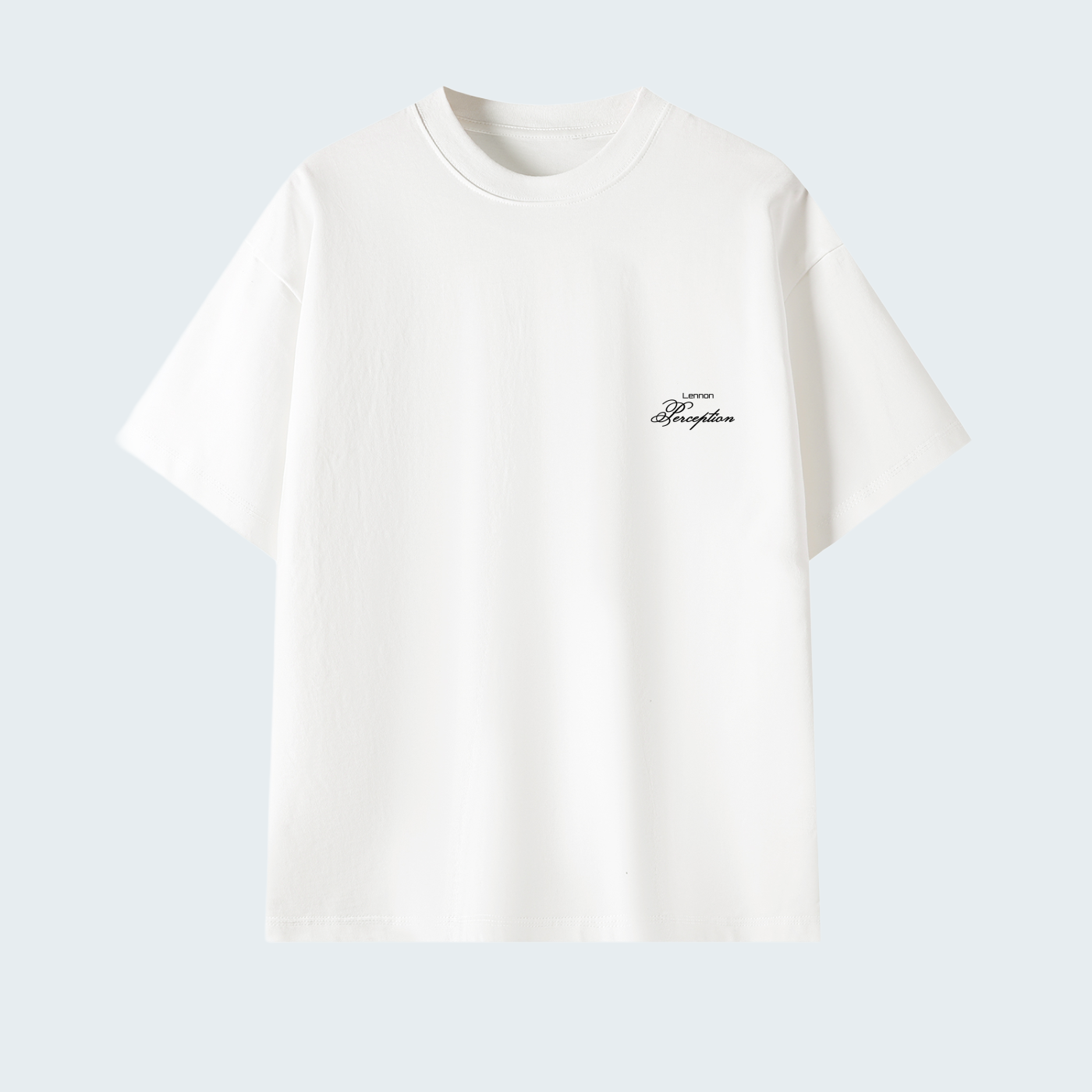 BIKE VISION - SOLID COLOR PREMIUM OVERSIZED TEE / BLACK TEXT